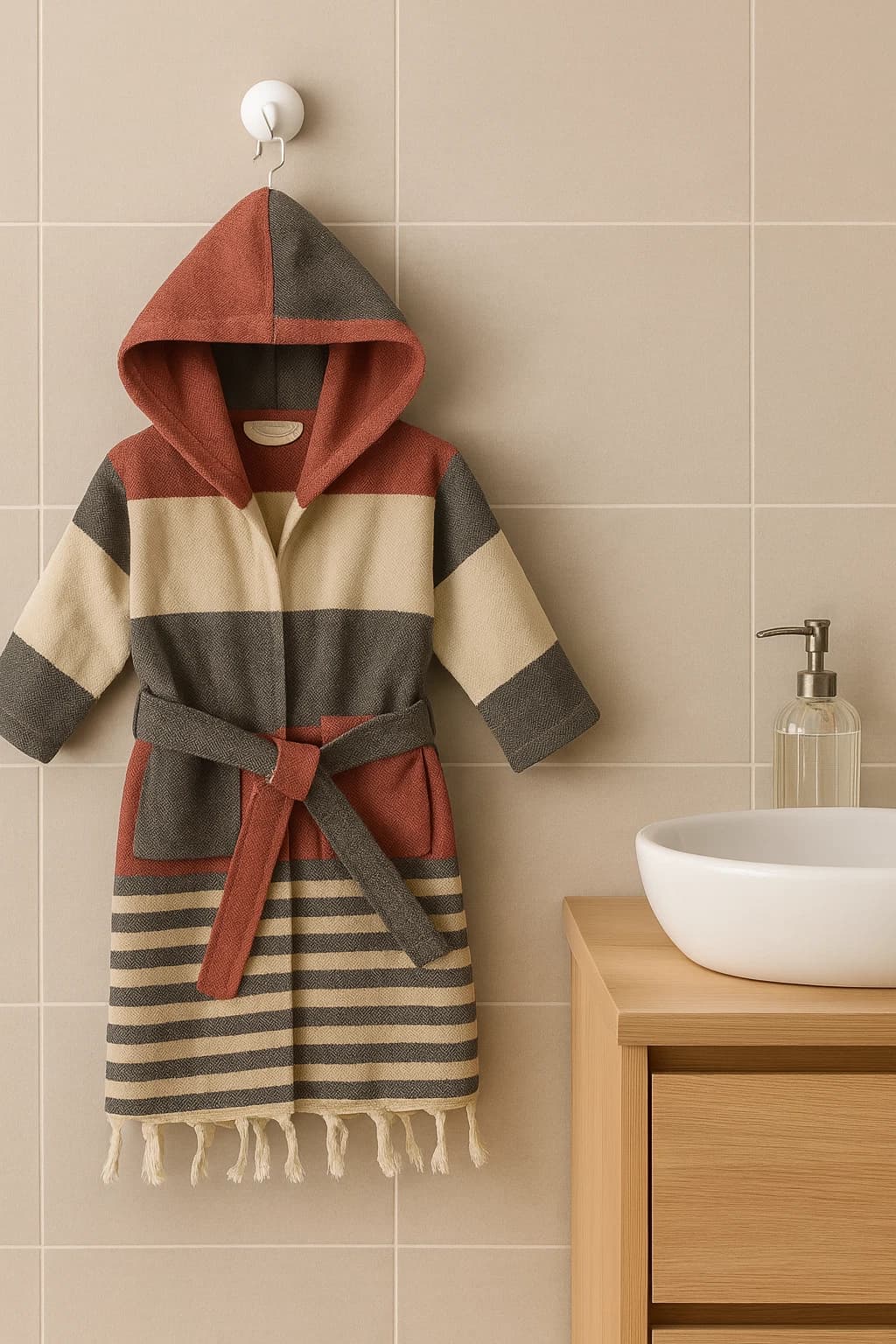 Kinder Bademantel Pestemal – 3 bis 4 Jahre