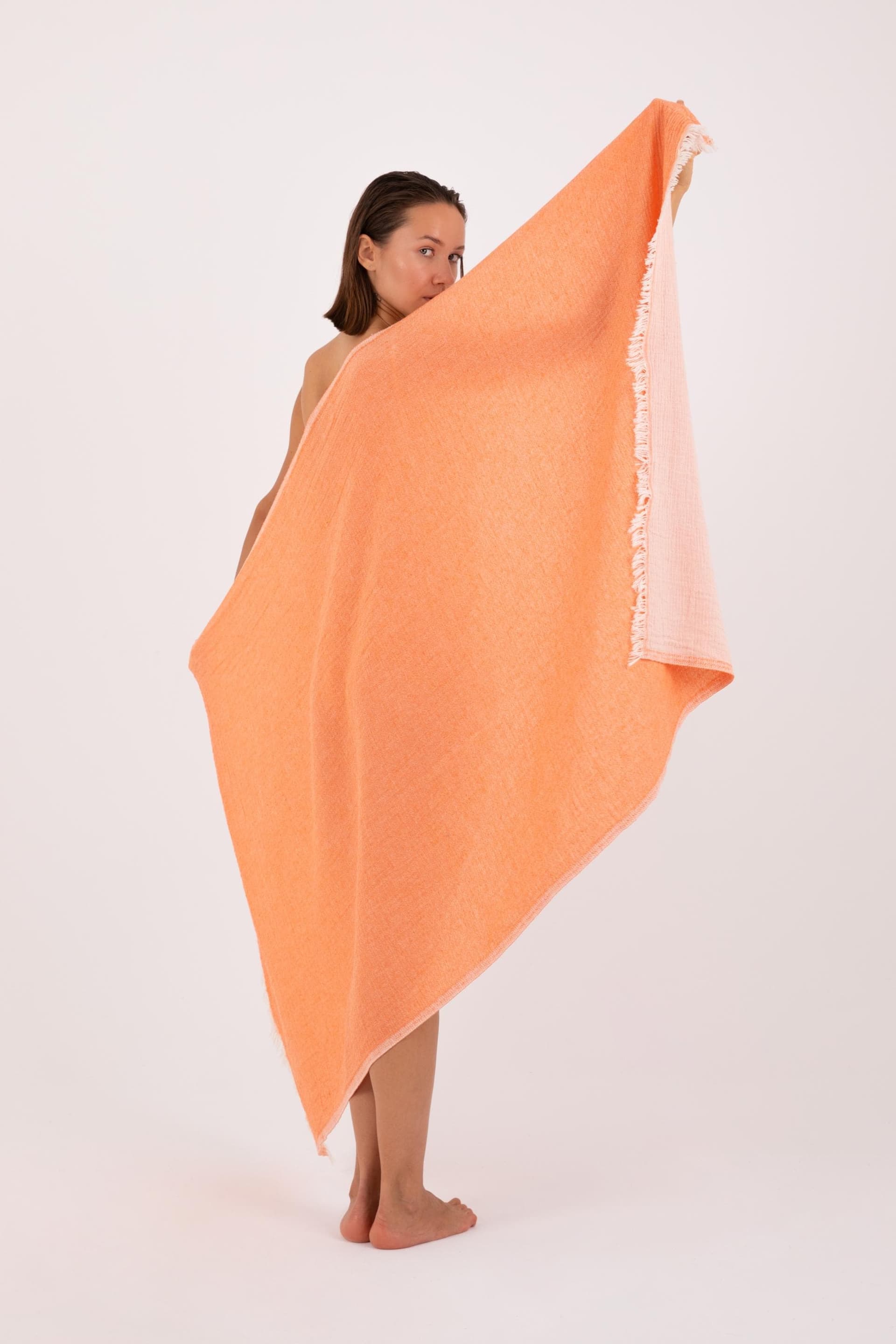 4-lagig Musselin Hamamtuch 90×190 cm — 1 / 10